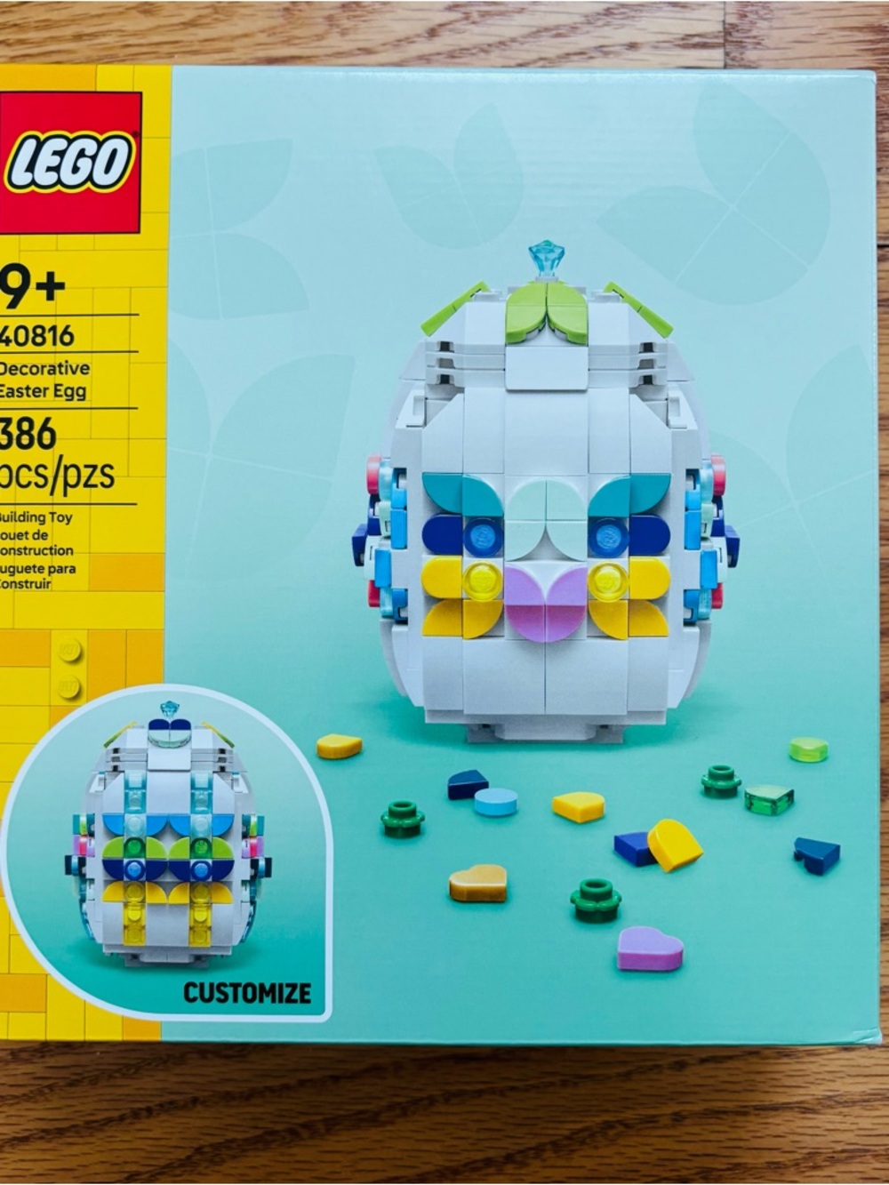 LEGO Decorative Easter Egg Building Toy 40816 - NIB